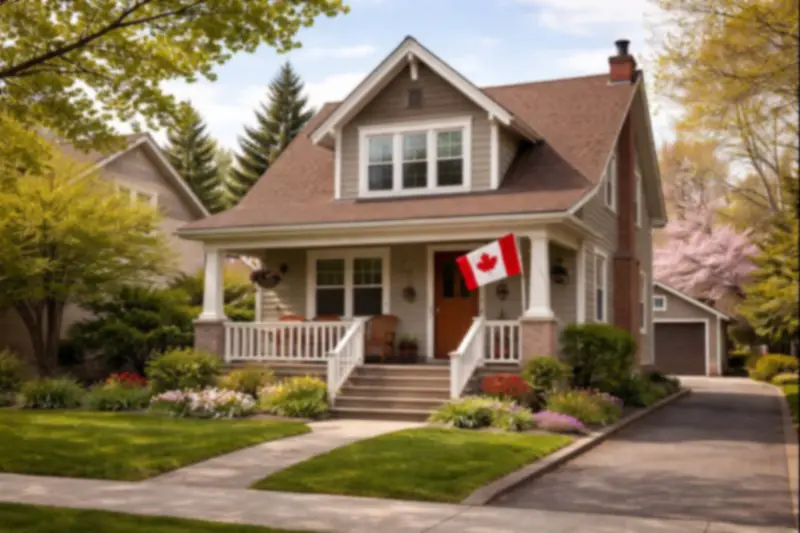 Sell your house fast in Ontario for cash A green house with a tree in front of it